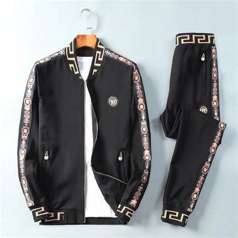 versace joggers men's|versace tracksuit men's sale.